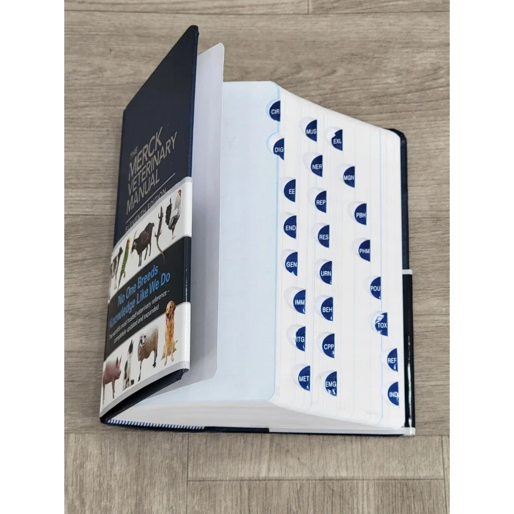 The Merck Veterinary Manual 11th Edition HC Aiello & Moses Like New Condition!